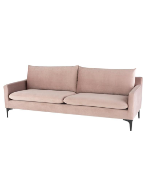 Nuevo Anders Triple Seat Sofa - Blush
