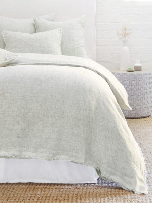 Logan Duvet And Shams In Olive