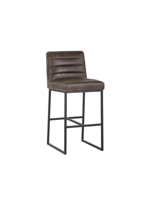 Spyros Barstool - Havana Dark Brown