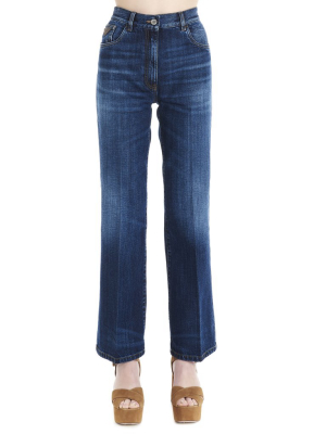 Prada Wide Leg Jeans