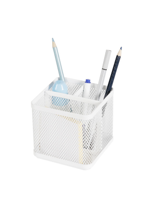 Mesh Pencil Holder White - Made By Design™