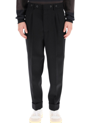 Ami Tapered Cropped Trousers