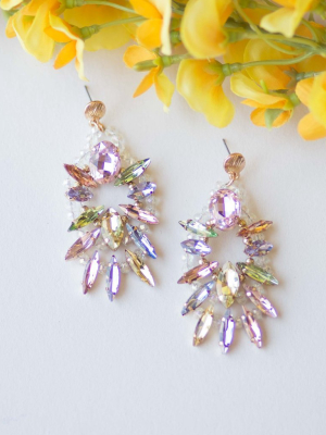 Vibrant Crystal Earrings