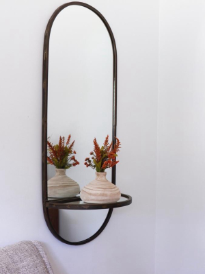 Deco Mirror With Shelf