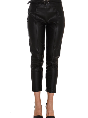 Pinko Mid-waisted Cropped Trousers