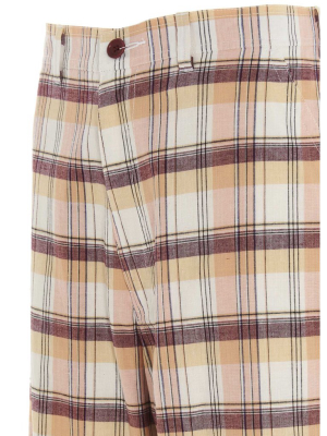 Undercover Tartan Print Wide-leg Pants