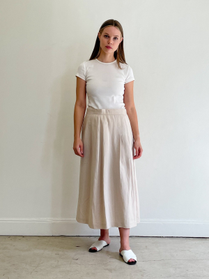 Light Linen Day Skirt