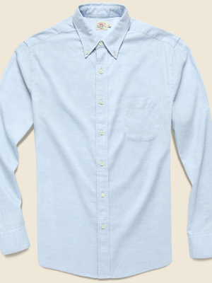 Stretch Oxford Shirt - Washed Blue