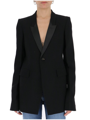 Rick Owens Single-breasted Soft Blazer