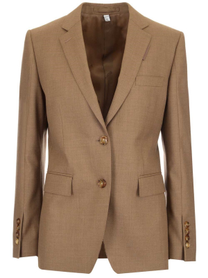 Burberry Single-breasted Tailored Blazer