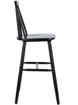 Beaufort Bar Stool (set Of 2) - Black - Safavieh.