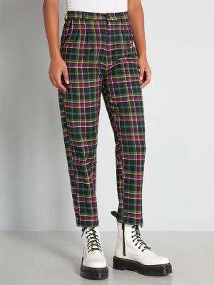 On The Neon Grid Pants