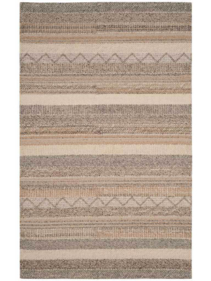 Natura Stripe Beige Area Rug