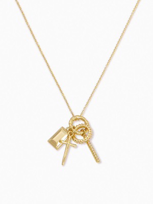 Girl Keys Necklace