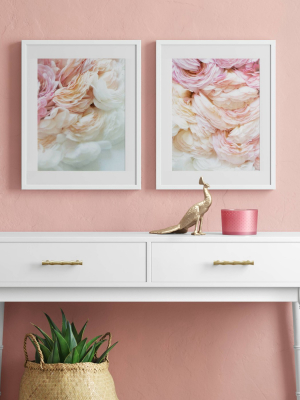 (set Of 2) 16" X 20" Floral Photography Framed Print - Opalhouse™