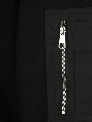 Neil Barrett Contrasting Panelled Drawstring Hoodie