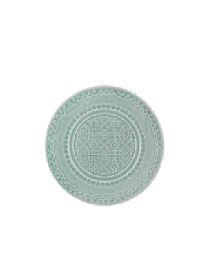 Bordallo Pinheiro Rua Nova Blue Dessert Plate