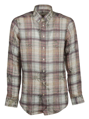 Etro Plaid Long-sleeve Shirt