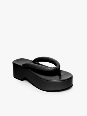 Rio Platform Sandal | Black