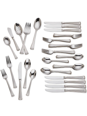 Column Frosted™ 45-piece Flatware Set