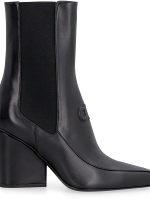 Salvatore Ferragamo Gancini Ankle Boots