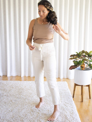 Alex Mill Sam Pull On Pant In Natural