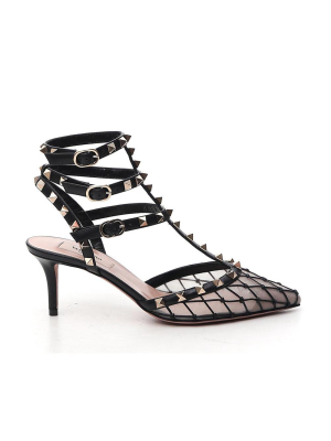 Valentino Garavani Rockstud Netted Pumps