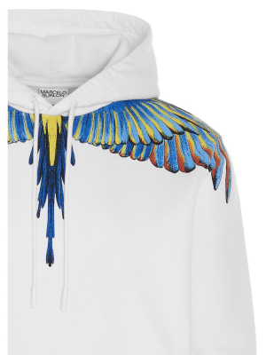 Marcelo Burlon County Of Milan Wings Printed Hoodie