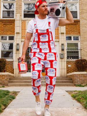 Beer Me The Remote | Men's Budweiser Logo Pajamaralls