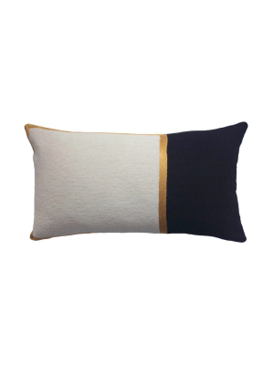 Nicole Pillow - Ivory + Ebony