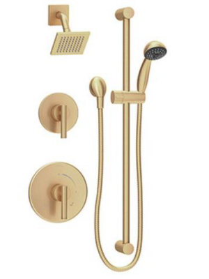 Symmons 3505-b-sh4-1.5-trm Dia Pressure Balanced Shower System With Shower Head