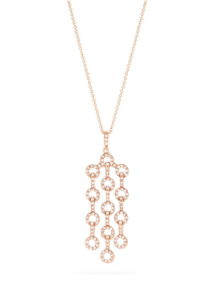 Effy 14k Rose Gold Diamond Links Pendant, 0.70 Tcw