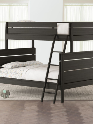 Wrightwood Denim Blue Twin-over-full Bunk Bed