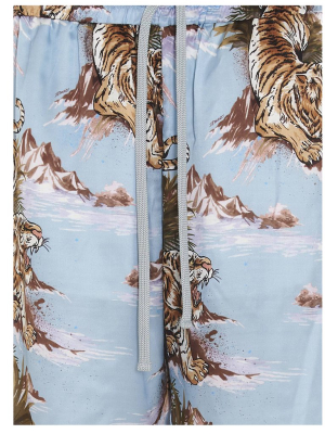 Ih Nom Uh Nit Tiger Graphic Print Bermuda Shorts