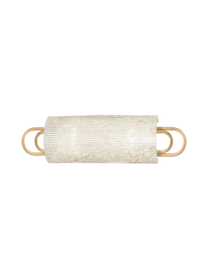 Buckley 2 Light Bath Bracket Aged Brass