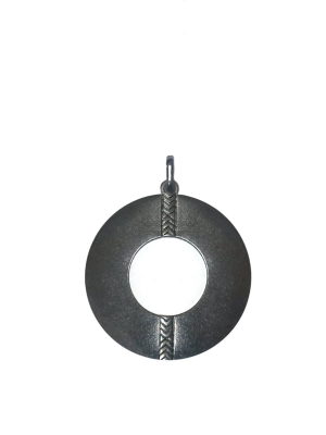 Metal Open Disc Bale Charm