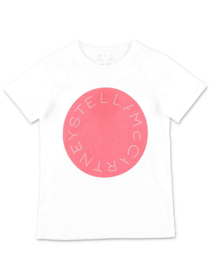 Stella Mccartney Kids Logo Print Crewneck T-shirt