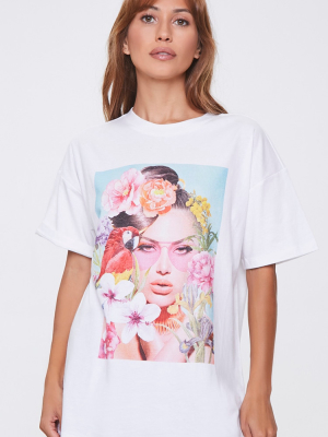 Tropical Woman Graphic Tee