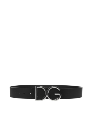 Dolce & Gabbana Monogram Logo Belt