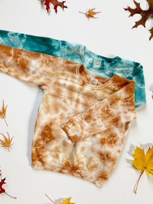 Tie Dye Organic Sweatshirt - Atlantic