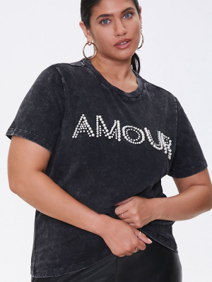 Plus Size Amour Graphic Tee