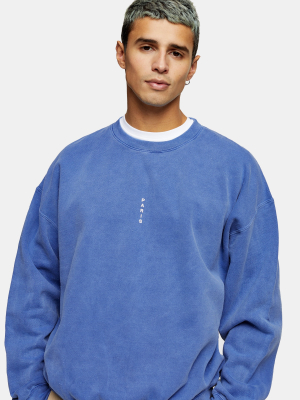 Blue Vertical Paris Sweatshirt