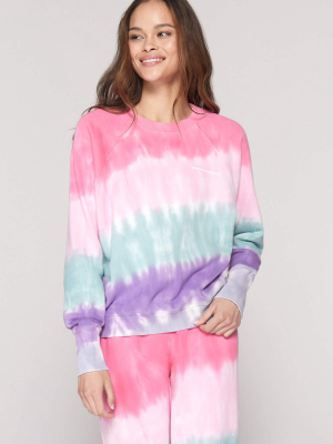 Tie Dye Bridget Raglan Sweatshirt