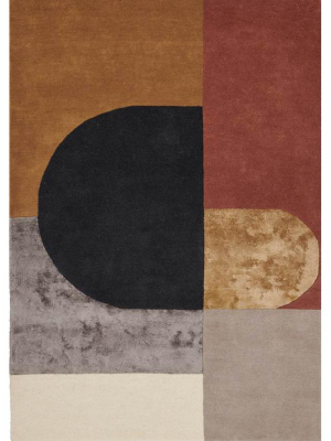 Vilja Mustard Area Rug By Linie Design