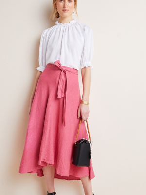 Raleigh Linen Midi Skirt