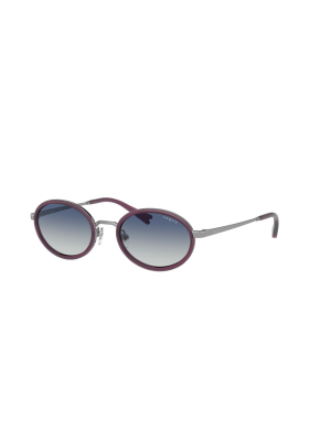 Vogue Vo4167s 548/4l Female Oval Lifestyle Sunglasses Violet