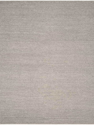 Natura Solid Silver Area Rug