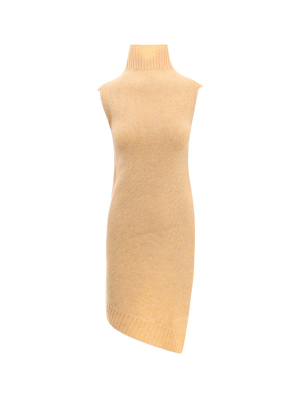 Jil Sander Asymmetrical Knit Maxi Vest