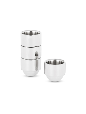 Brew Espresso Cup Set: Stainless Steel