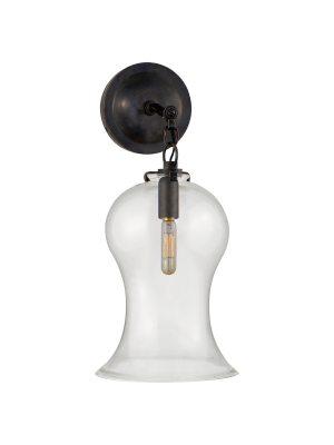 Katie Small Bell Jar Sconce In Various Colors And Designs